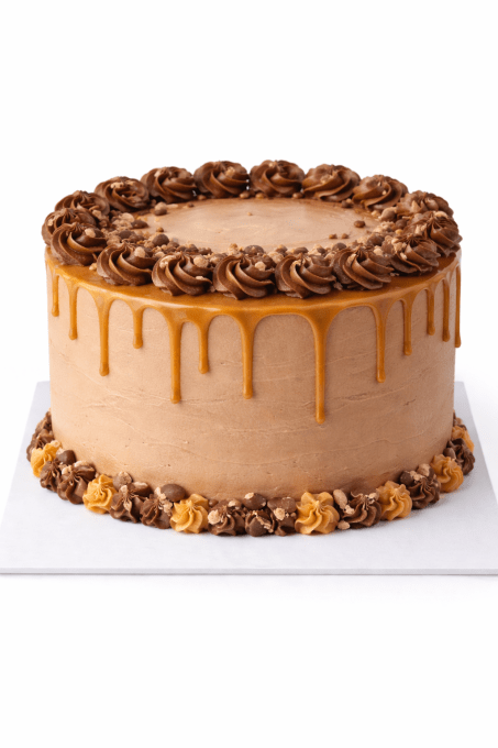 Salted Caramel Chocolate Buttercream Cake