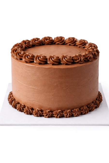 Rich Chocolate Buttercream Layer Cake