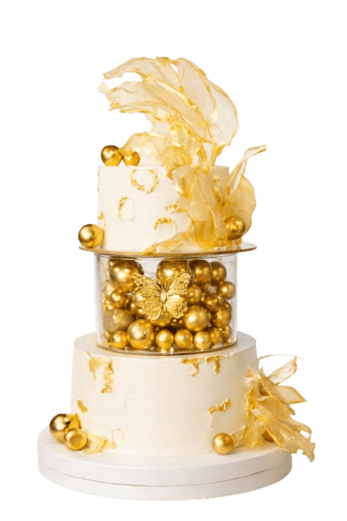 Golden Birthday Cake near me