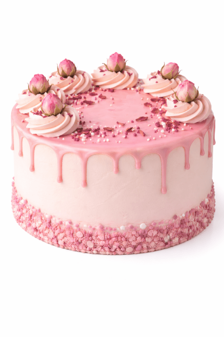 Rose Milk Cake in Cumbum