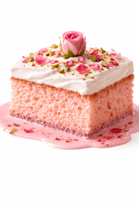 Rose Milk Tres Leches in Theni
